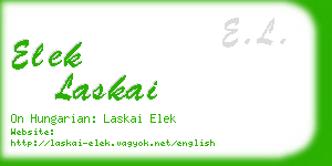 elek laskai business card